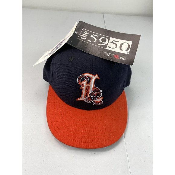 VTG New detroit tigers hat Pro Model new era 5950 Sz 6 7/8 100% wool Hat